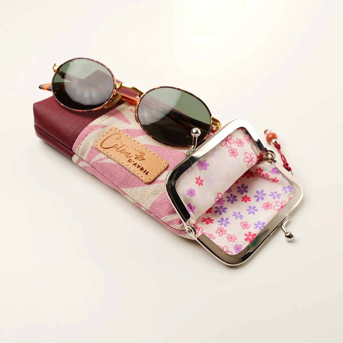 Etui à lunettes Coton d'Avril Feuilles