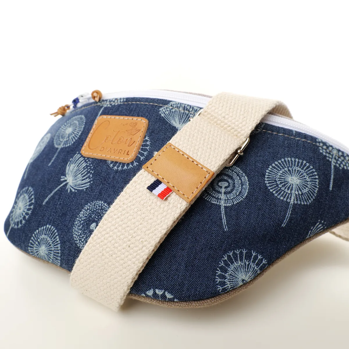 Sac banane Coton d'Avril MELISSE Songe Bleu