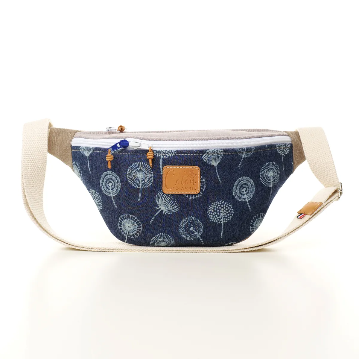 Sac banane Coton d'Avril MELISSE Songe Bleu
