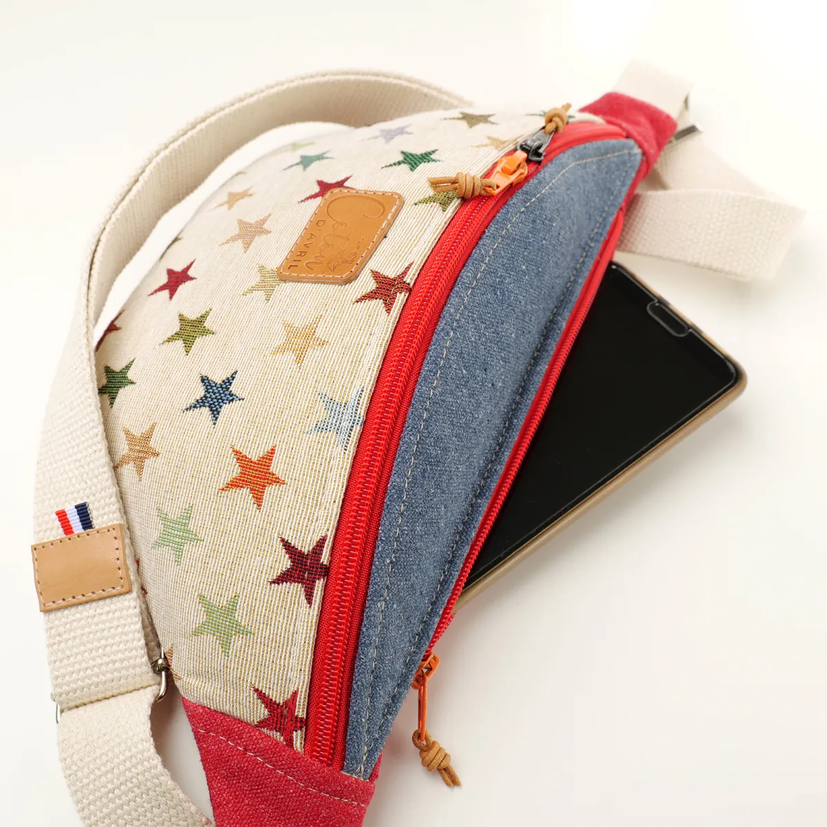 Sac banane Coton d'Avril MELISSE Etoiles