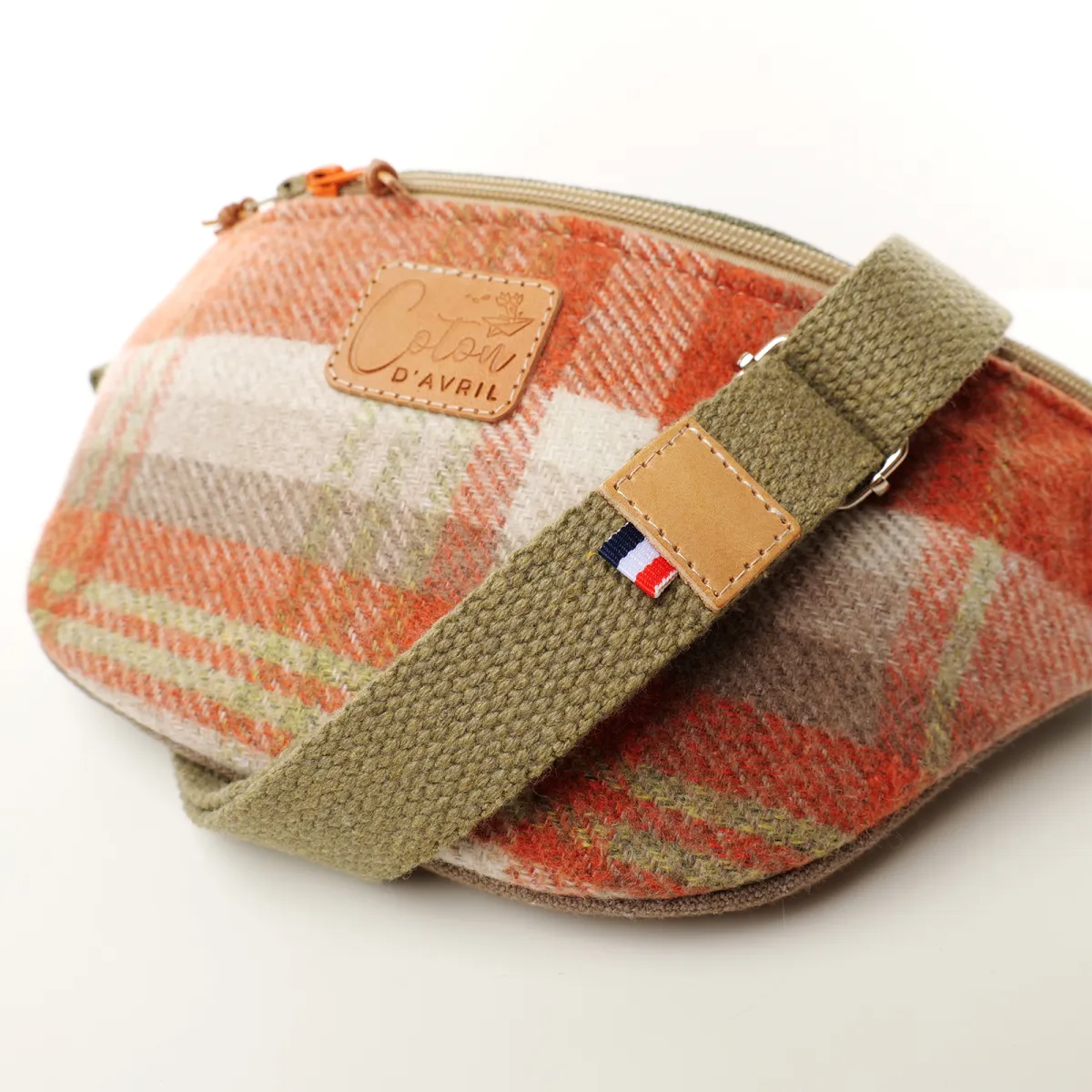Sac Banane Coton d'Avril Melisse Mandarine