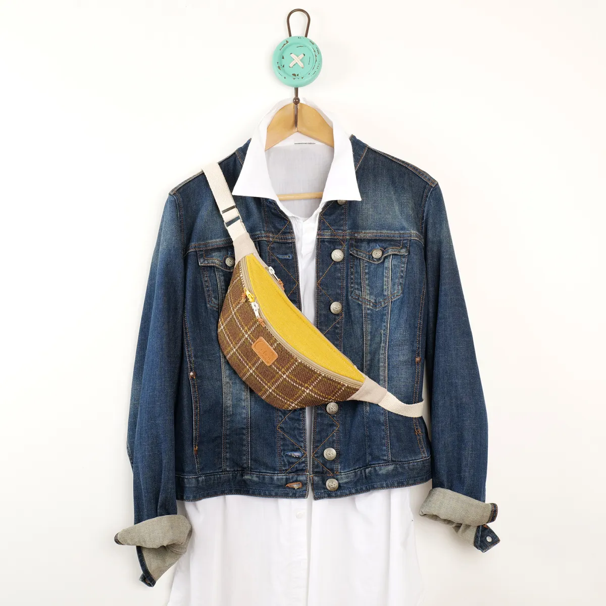 Sac Banane Coton d'Avril Melisse Cappuccino