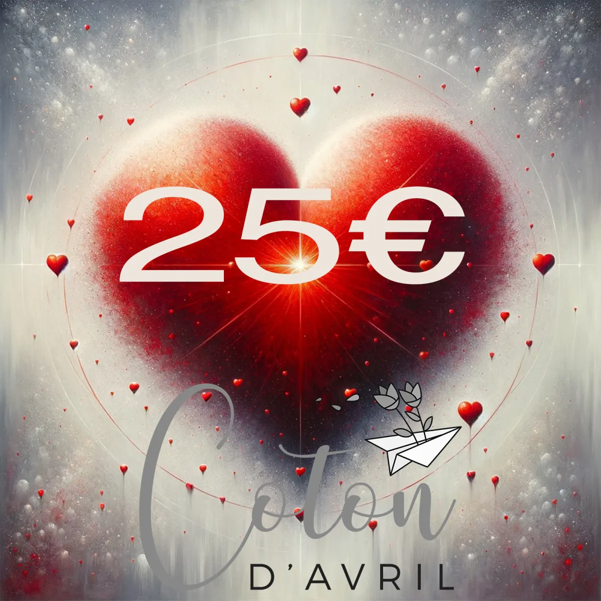 Carte cadeau Saint Valentin Coton d'Avril