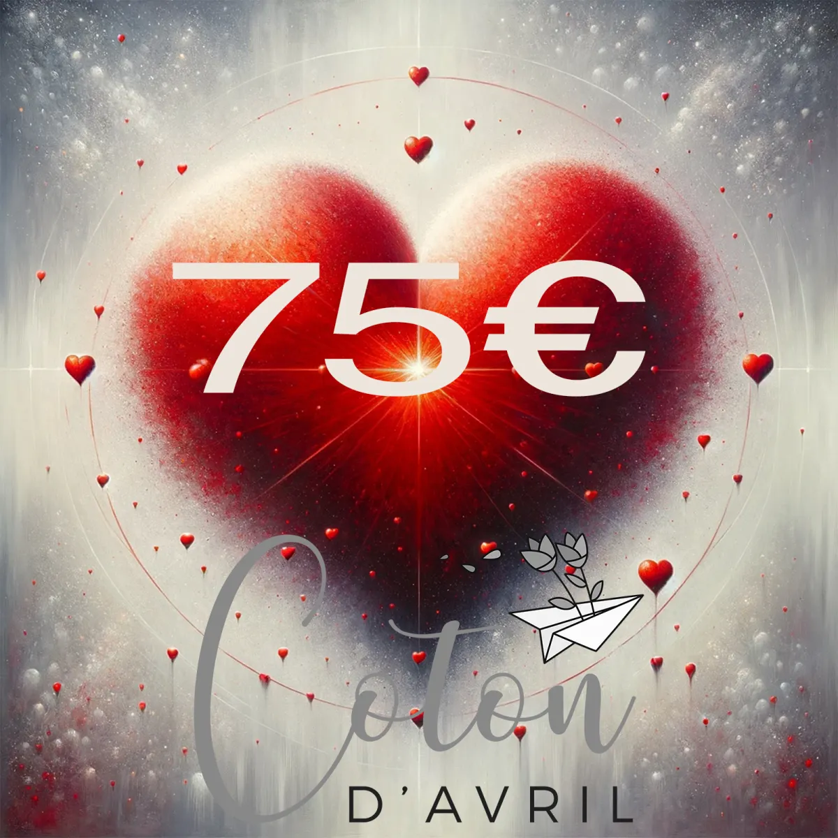 Carte cadeau Saint Valentin Coton d'Avril