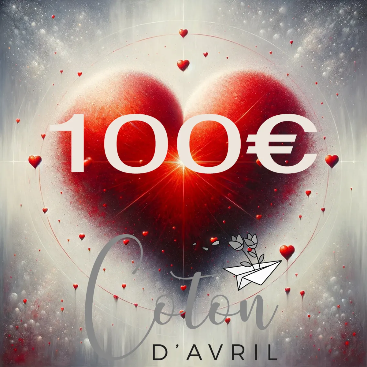 Carte cadeau Saint Valentin Coton d'Avril