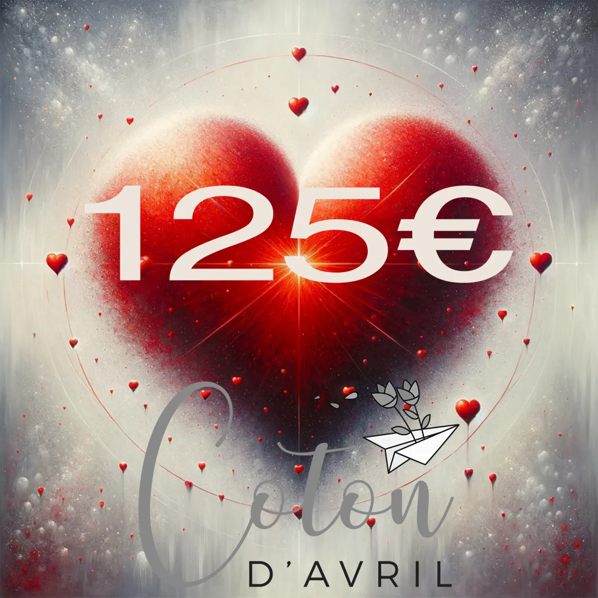 Carte cadeau Saint Valentin Coton d'Avril