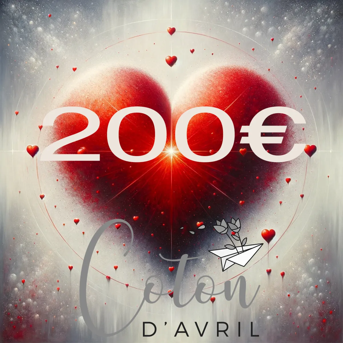 Carte cadeau Saint Valentin Coton d'Avril
