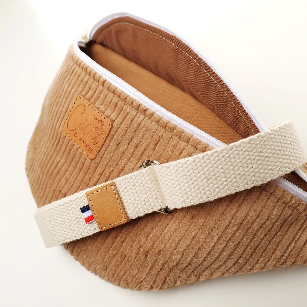 Sac banane Coton d'Avril MELISSE camel