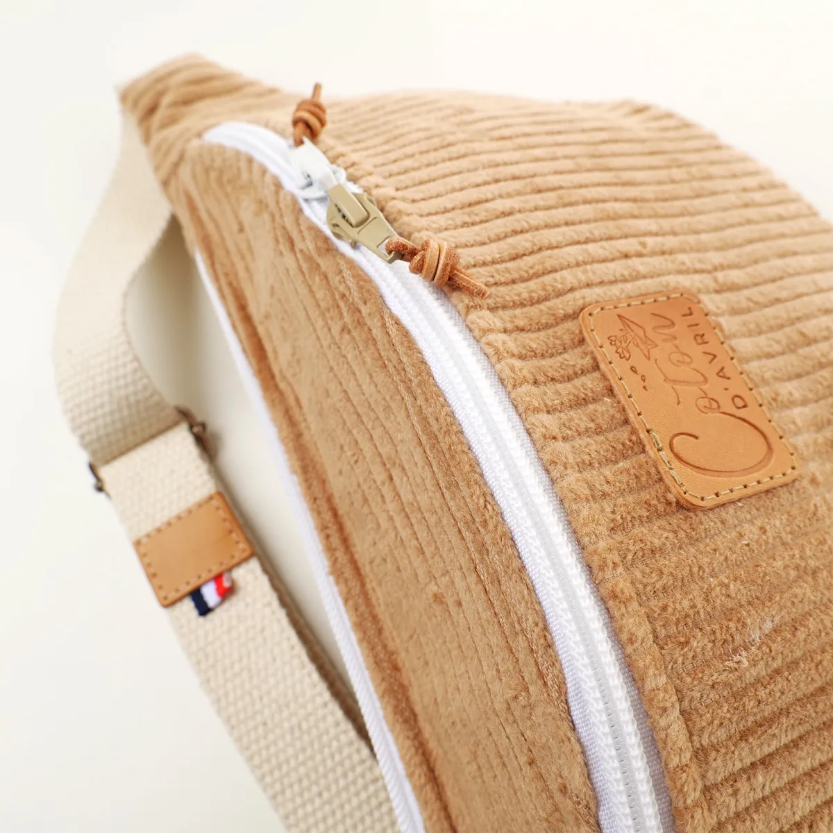 Sac banane Coton d'Avril MELISSE camel
