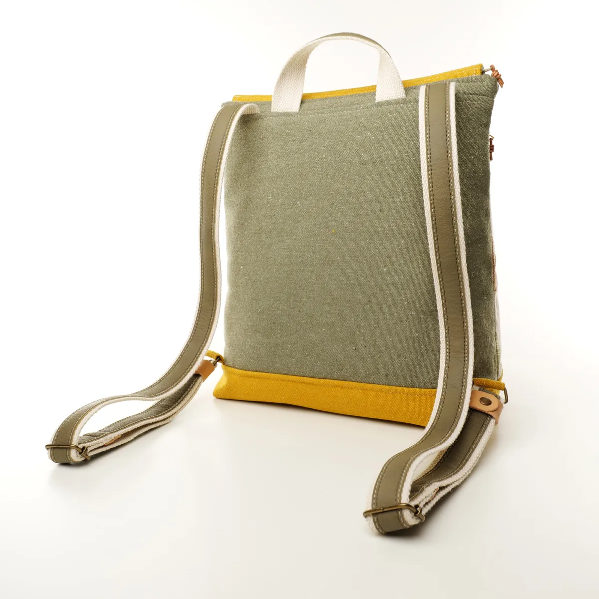 Sac à dos Coton d'Avril ALIS Feuilles