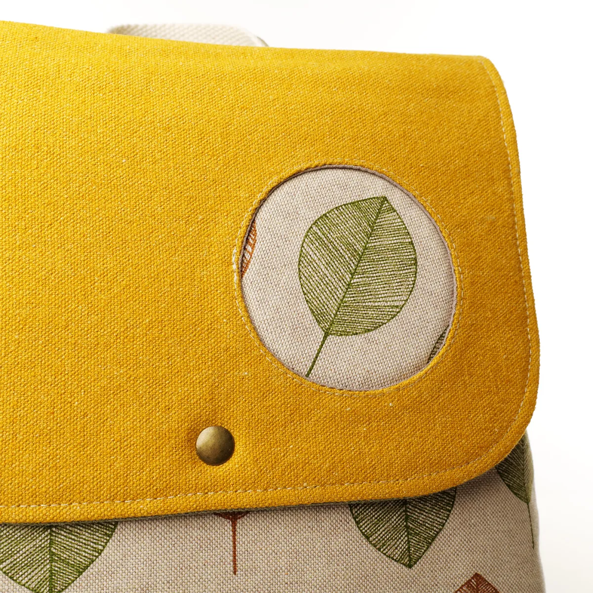 Sac à dos Coton d'Avril ALIS Feuilles