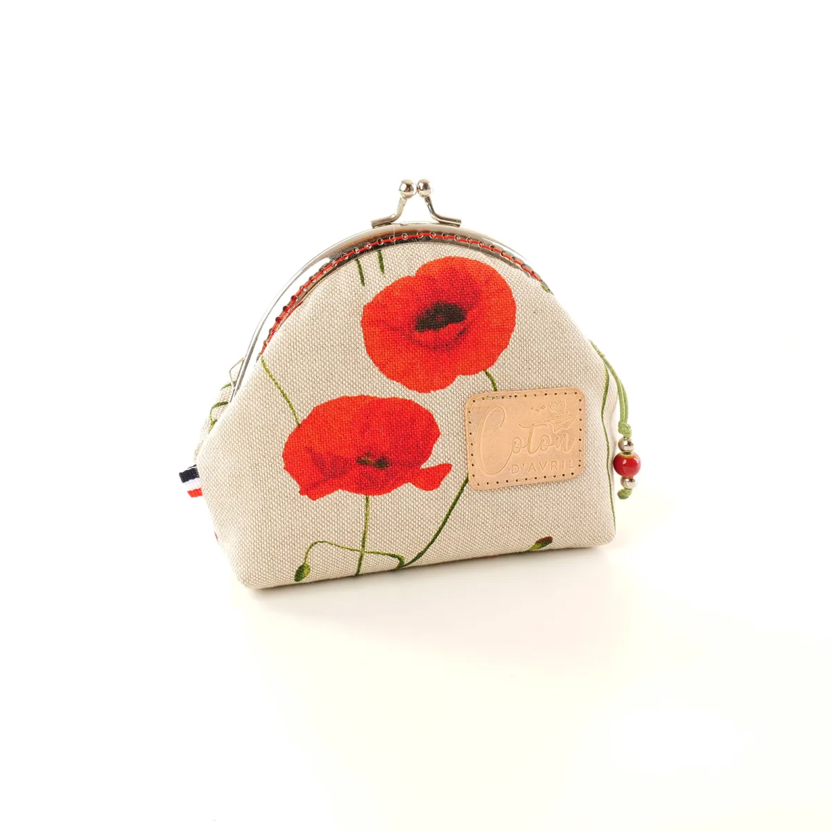 Pochette Coton d'Avril coquelicot