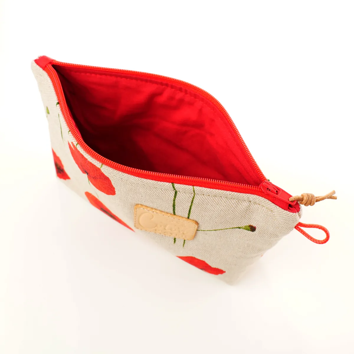 Trousse maquillage Coton d'Avril Coquelicot
