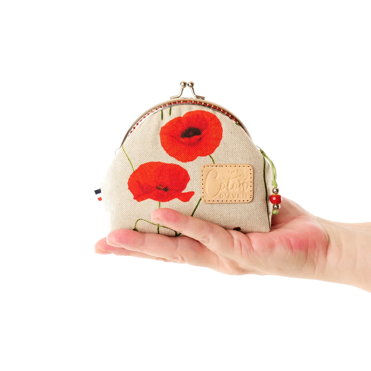 Pochette Coton d'Avril coquelicot
