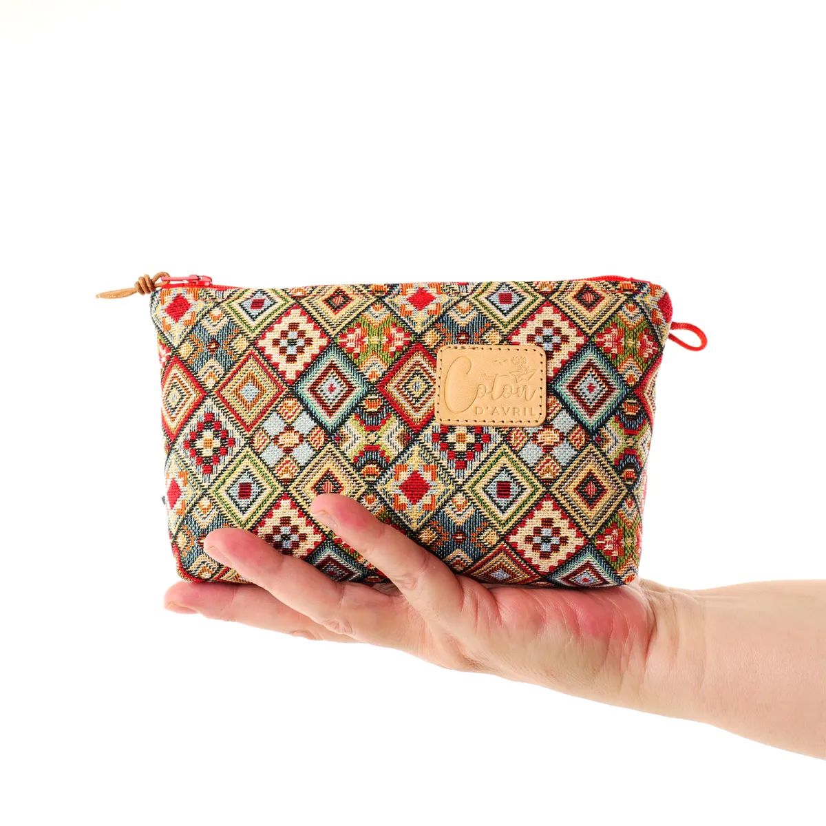 trousse maquillage Coton d'Avril Mosaique