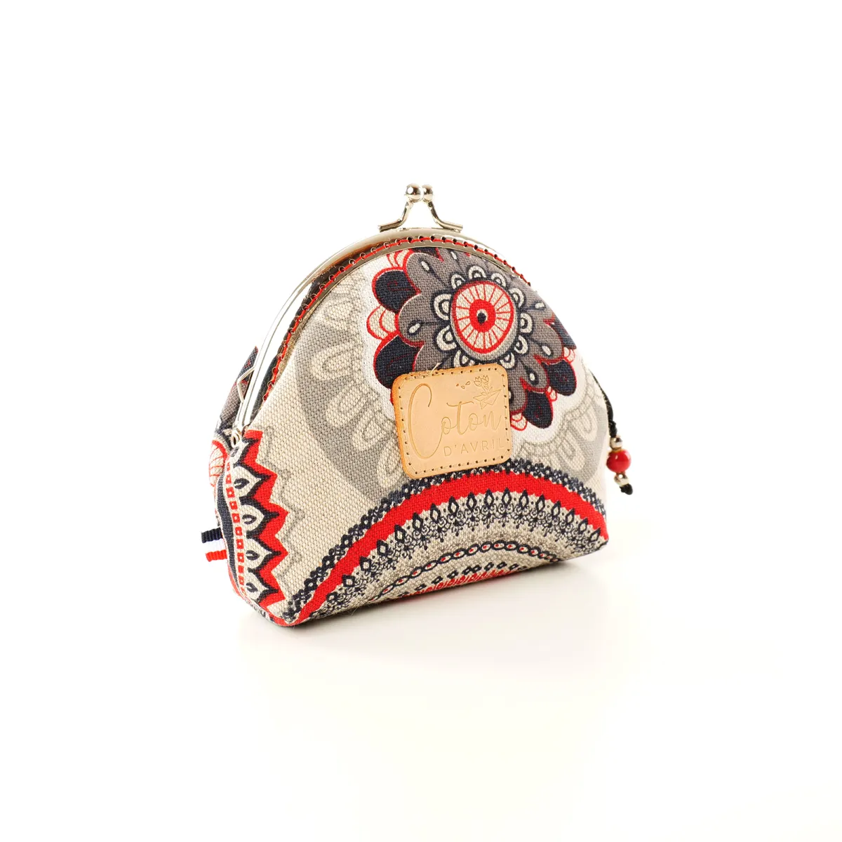 Pochette Coton d'Avril Mandala rouge