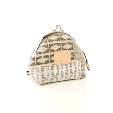 Pochette trousse étui à lunettes Coton d'Avril Cafe
