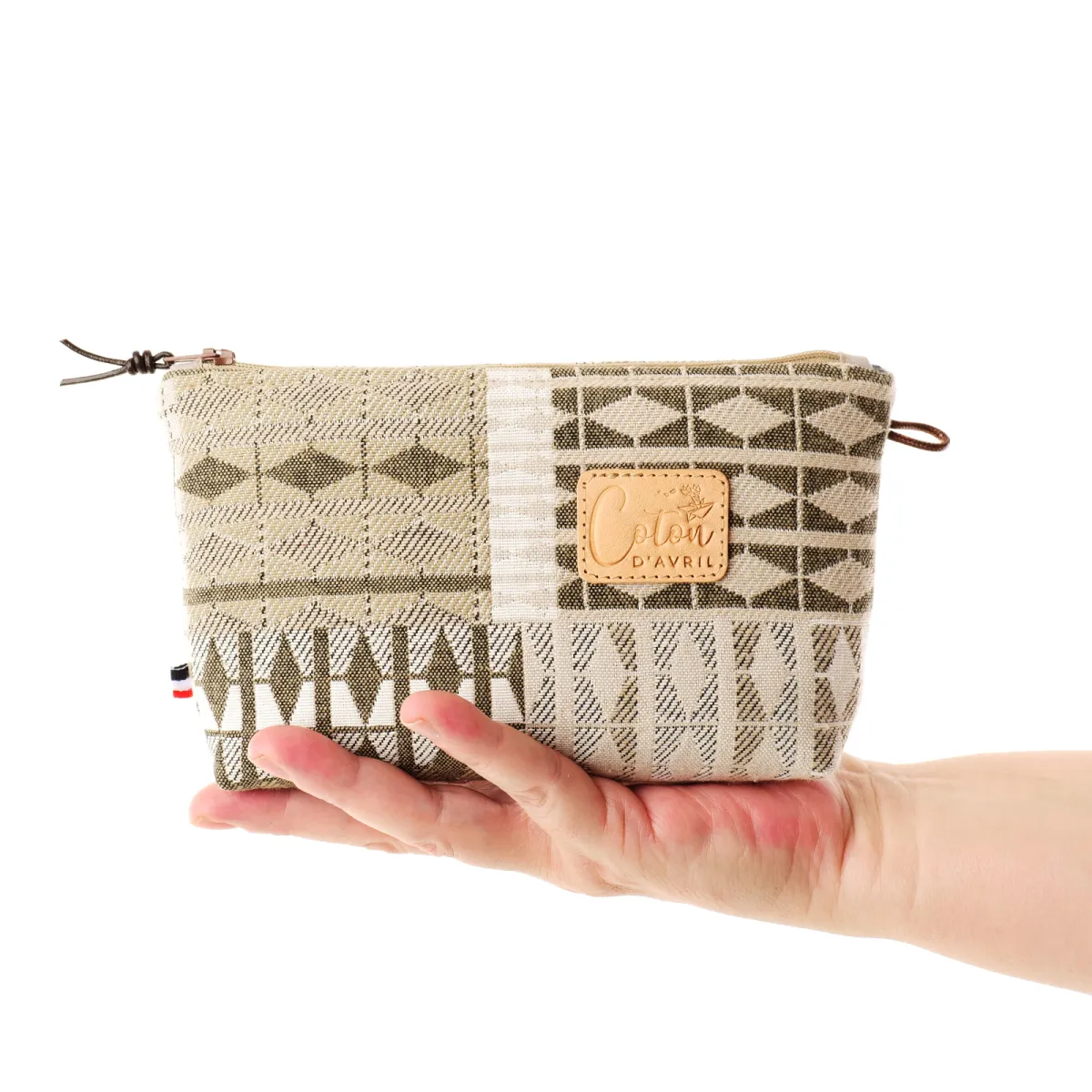 Trousse maquillage Coton d'Avril Cafe