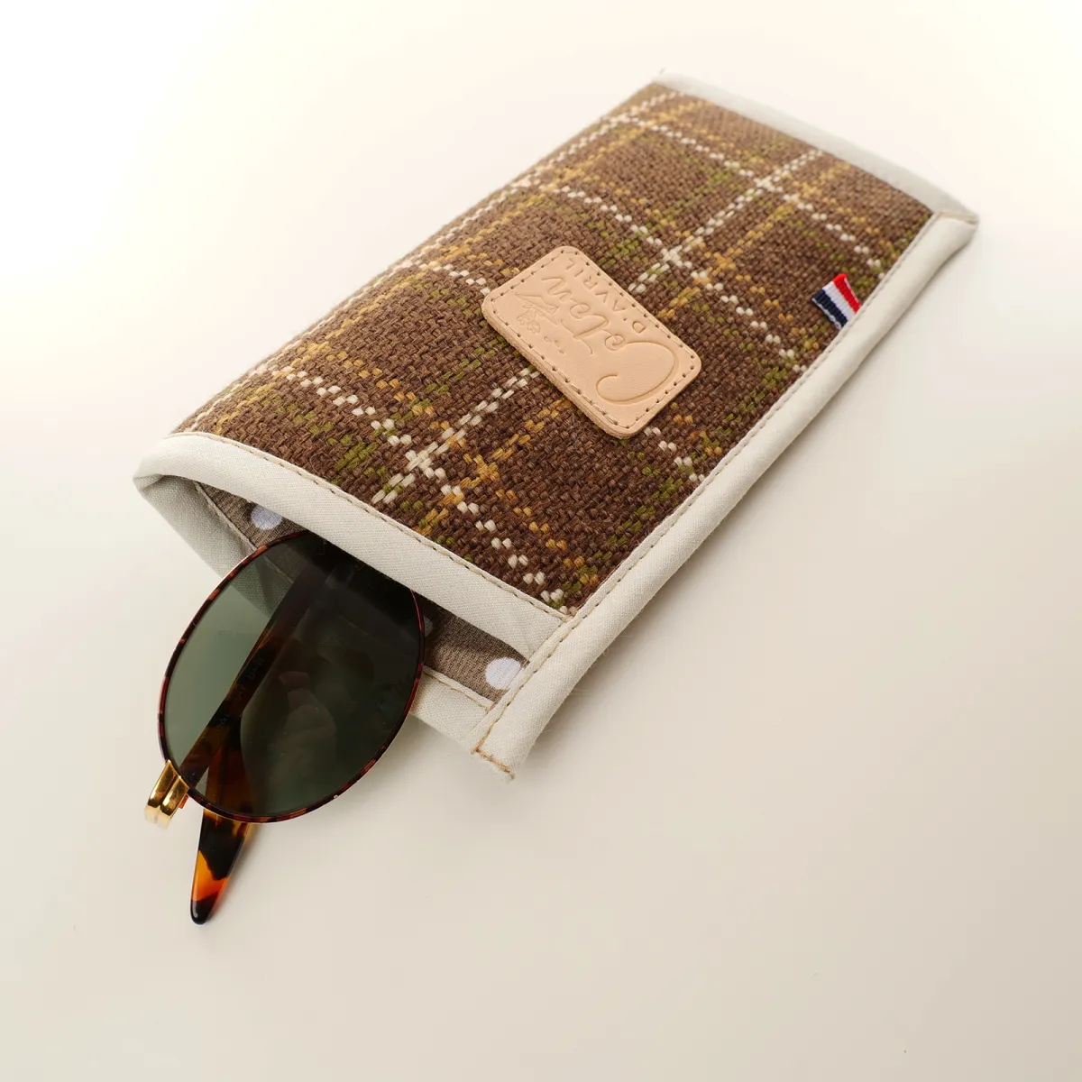 Etui à lunettes Coton d'Avril Cappuccino
