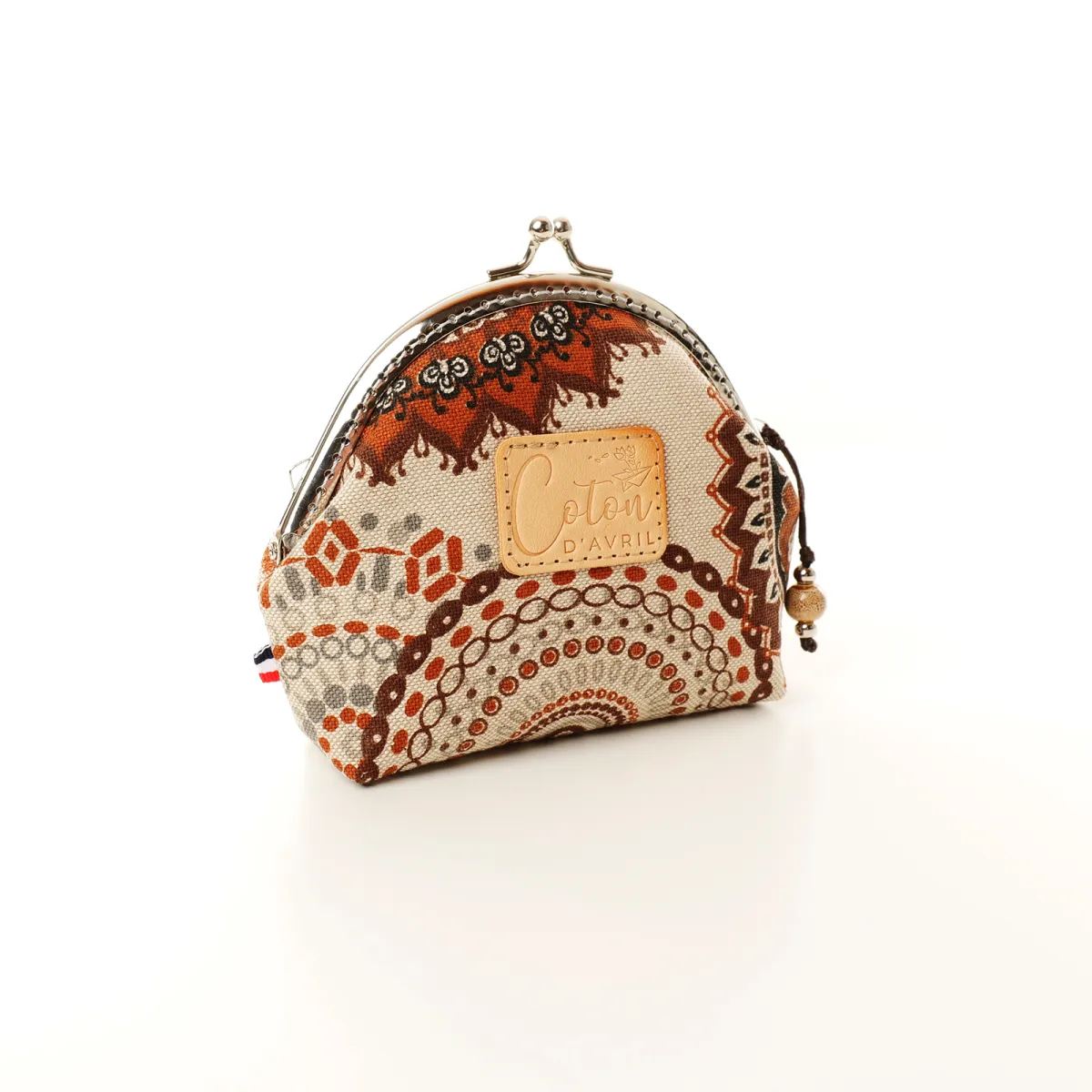 Pochette Coton d'Avril Mandala marron