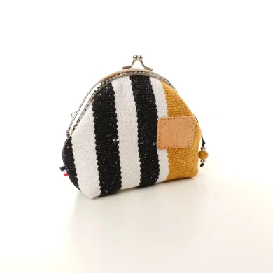 Ensemble pochette trousse étui à lunettes Coton d'Avril Marin
