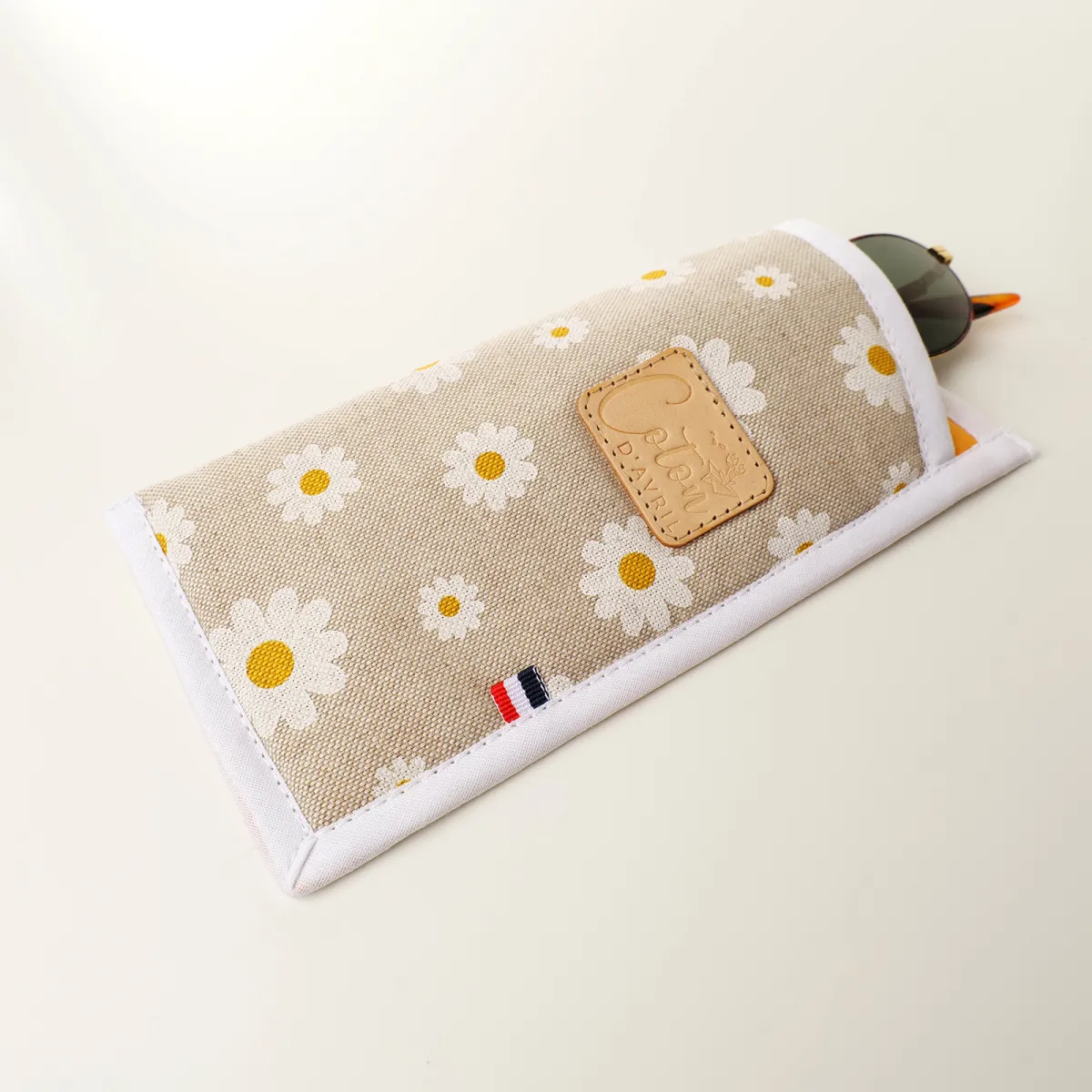 Etui à lunettes Coton d'Avril Marguerites