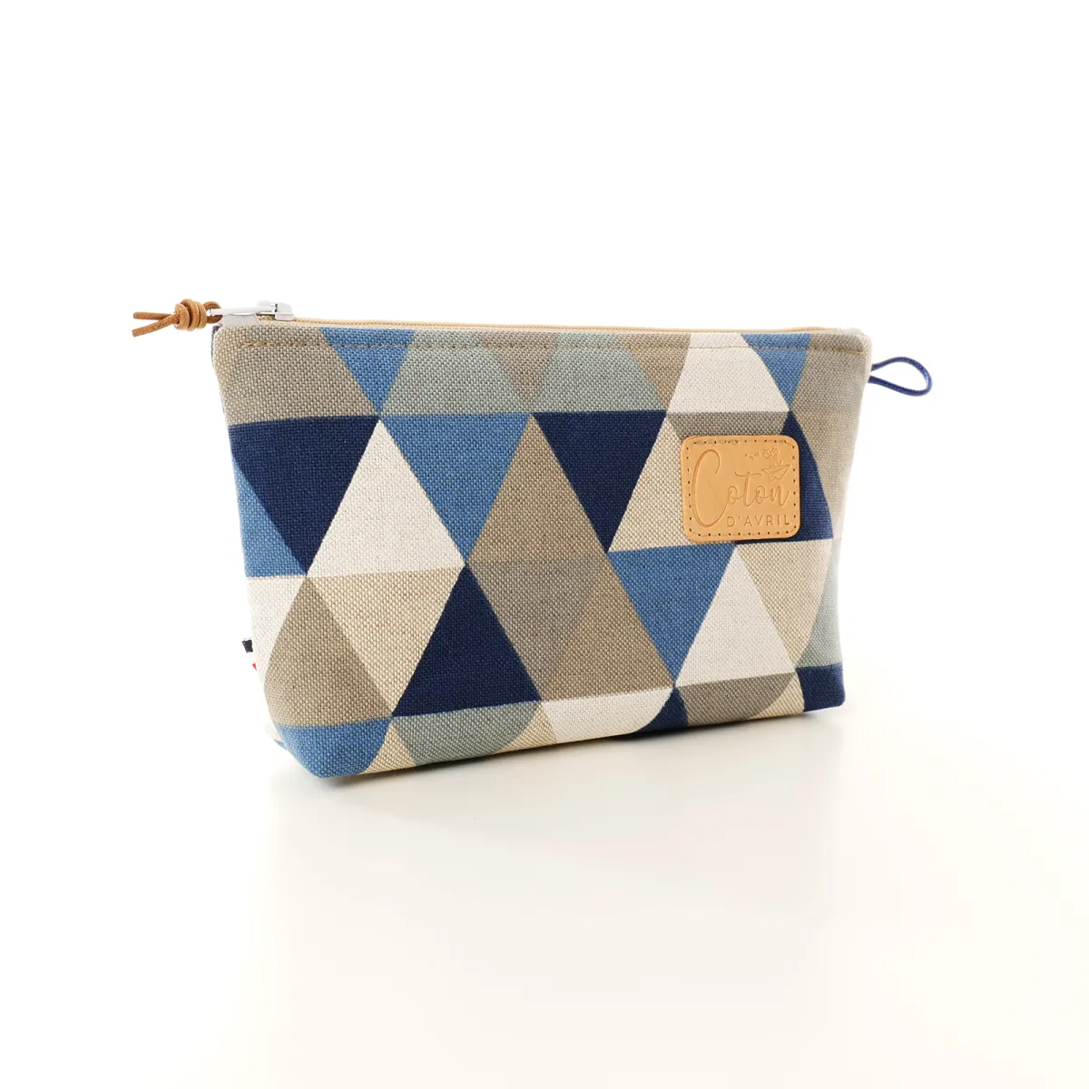 Trousse maquillage Coton d'Avril Triangles