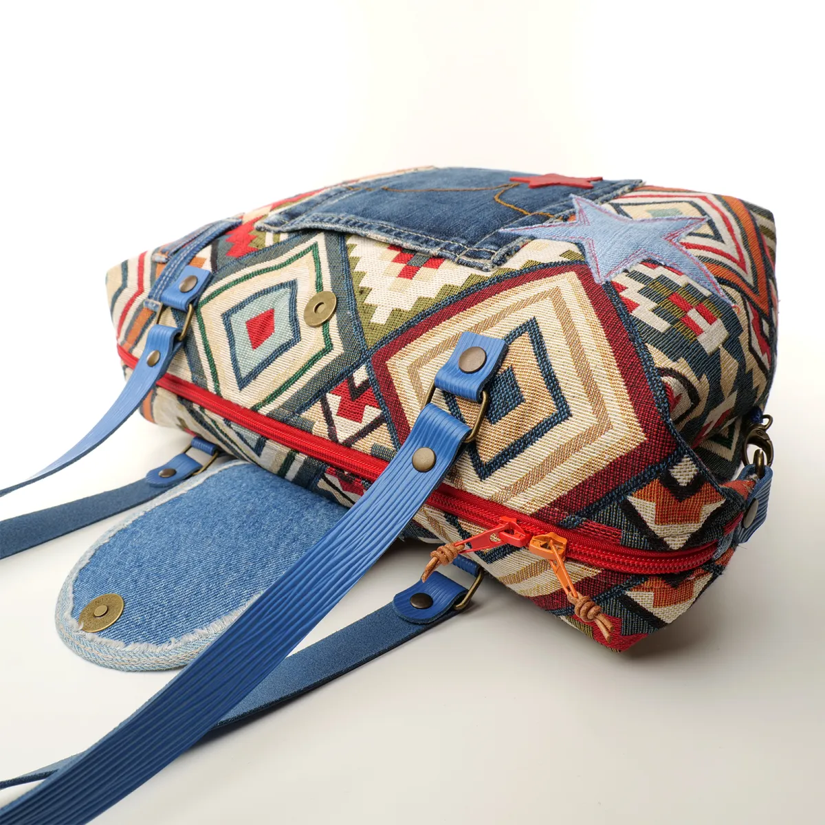 Sac à main Coton d'Avril D20 Mosaïque