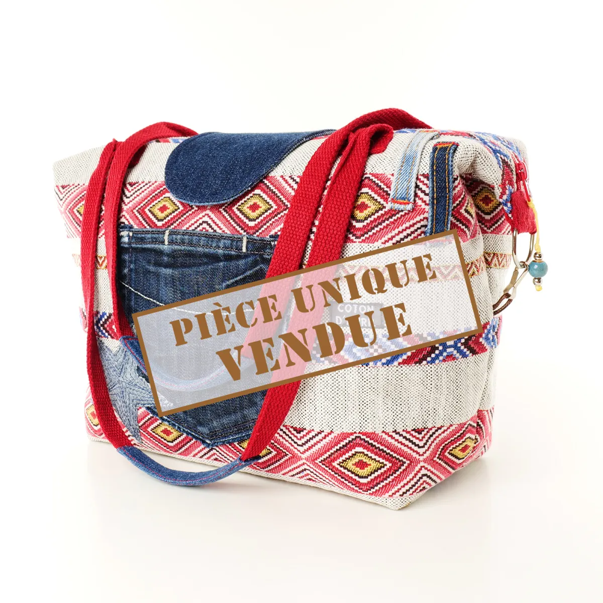 Sac à main Coton d'Avril D20 Ethnique
