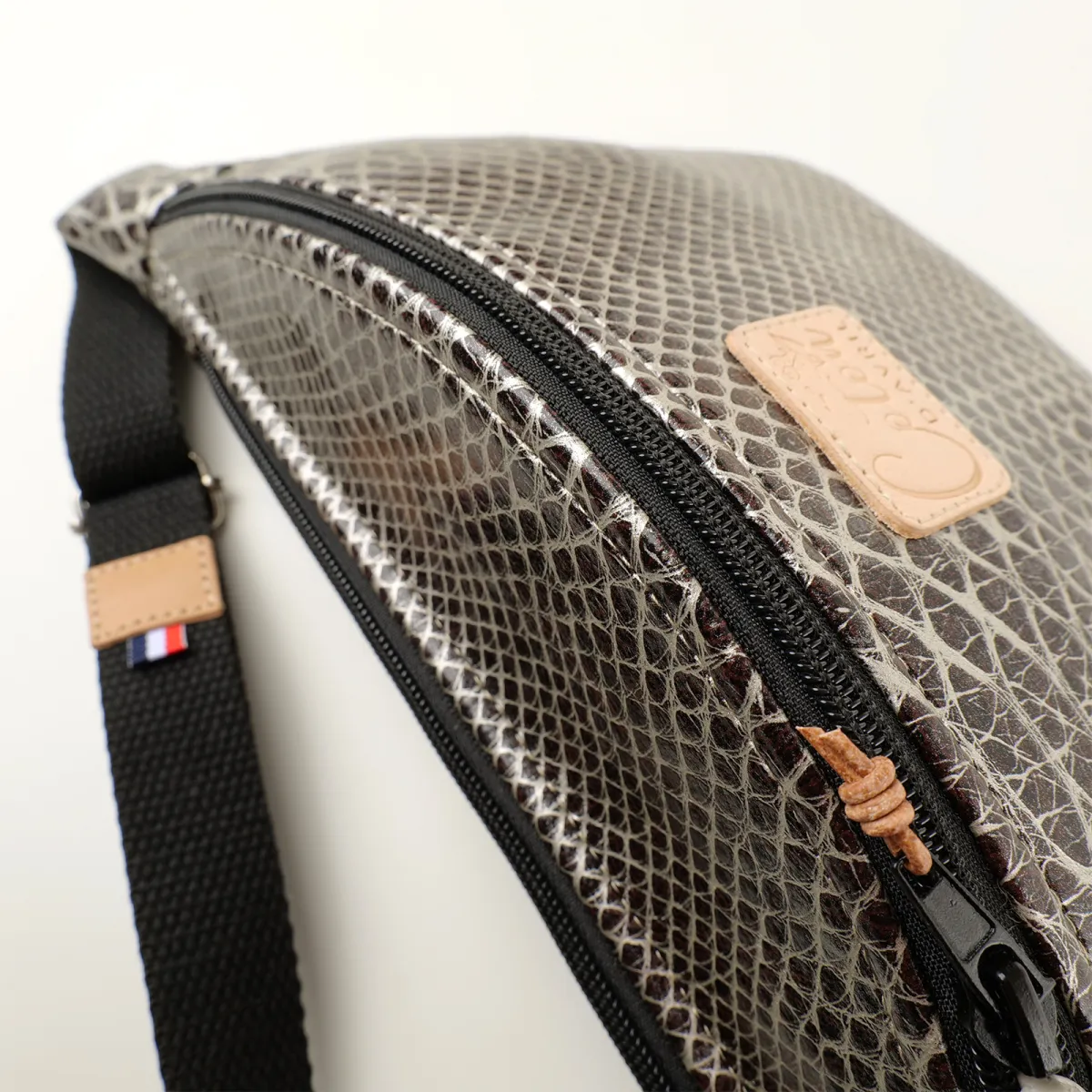 Sac banane Coton d'Avril Melisse Aspic noir