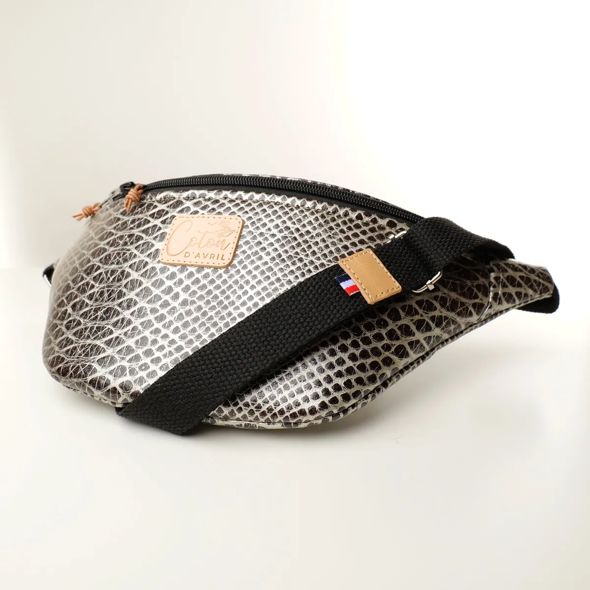 Sac banane Coton d'Avril Melisse Aspic noir