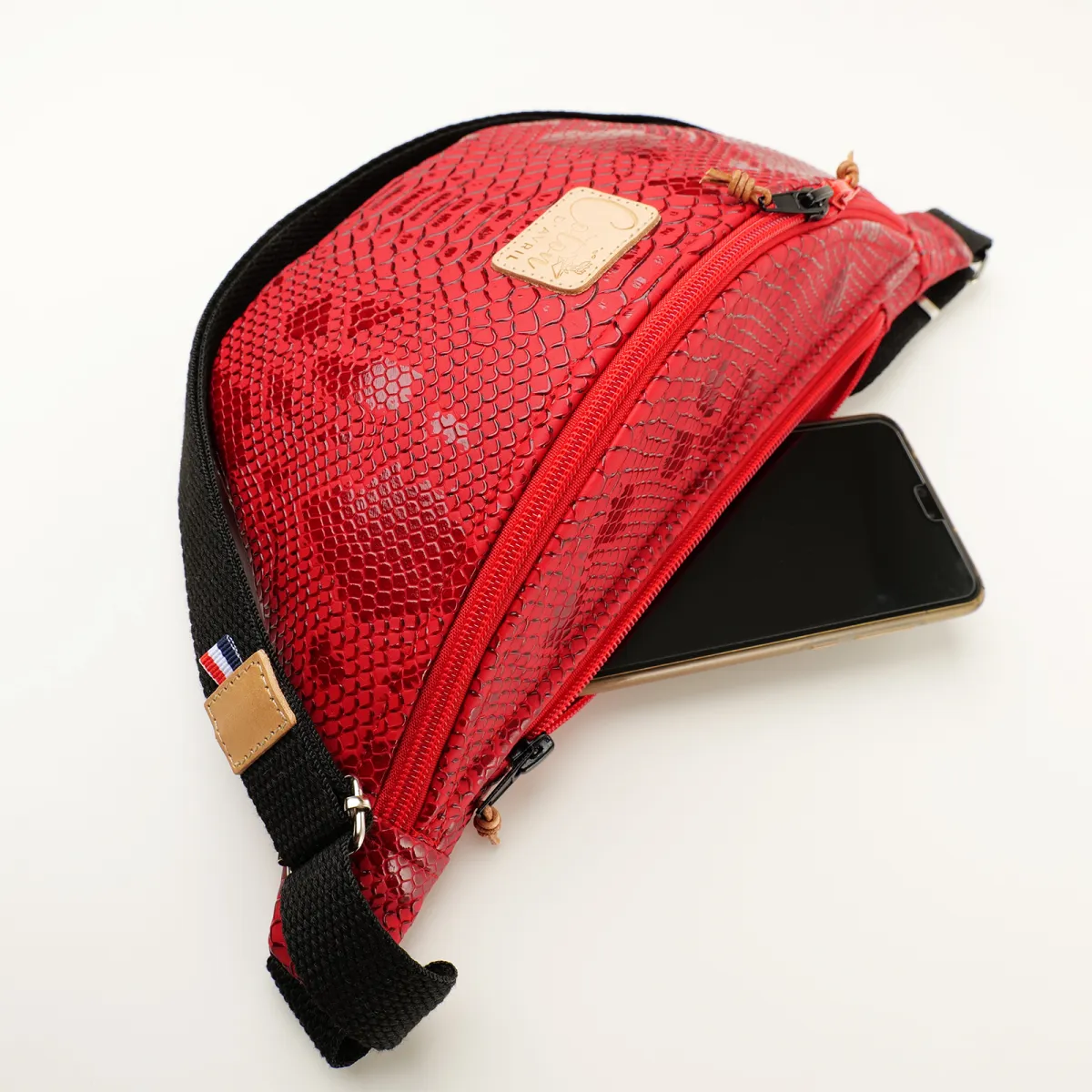 Sac banane Coton d'Avril Melisse Aspic rubis