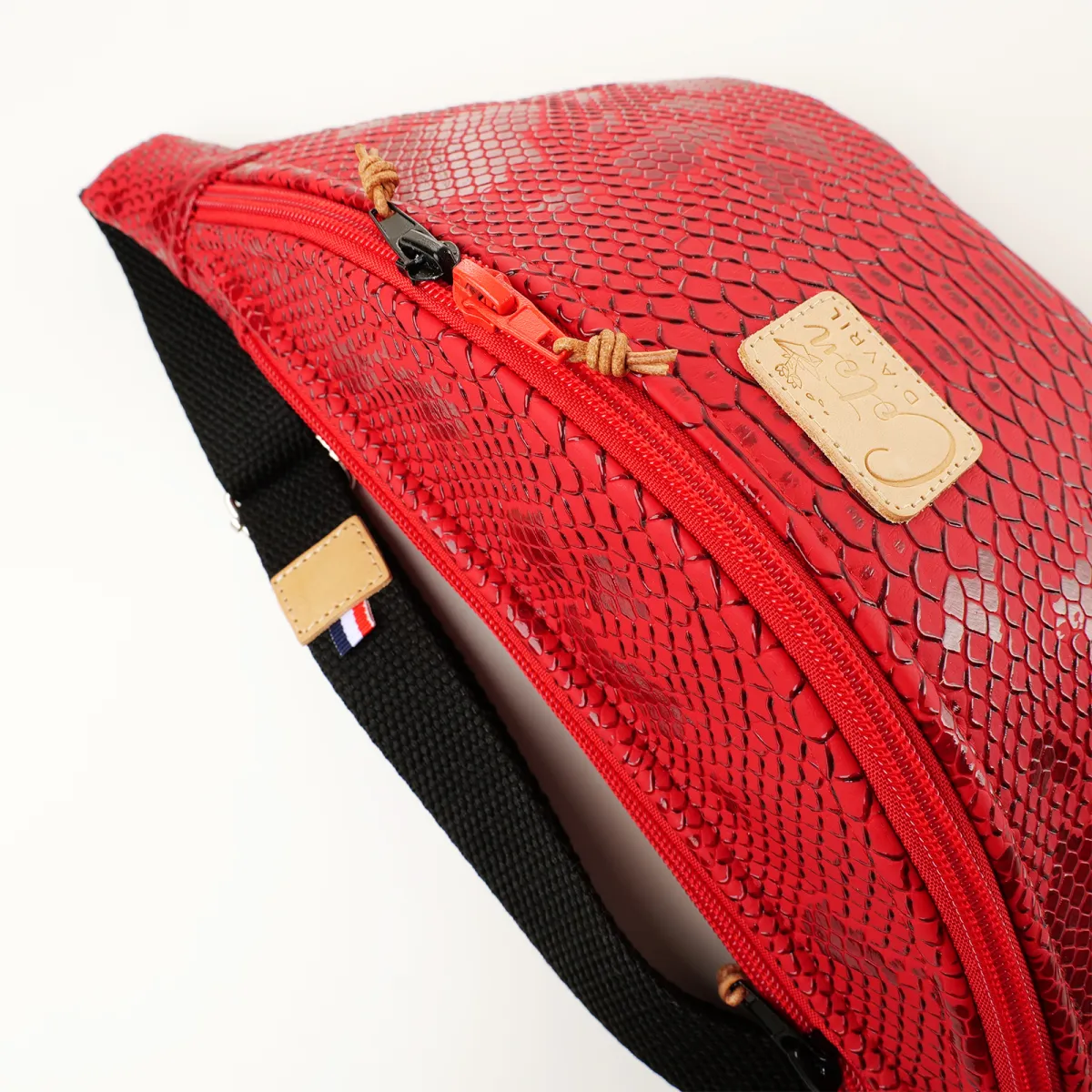Sac banane Coton d'Avril Melisse Aspic rubis