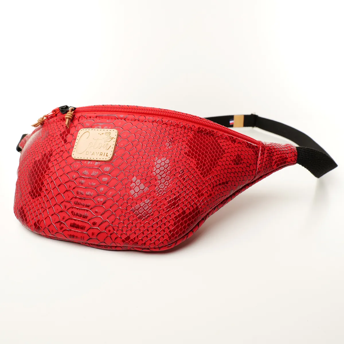 Sac banane Coton d'Avril Melisse Aspic rubis