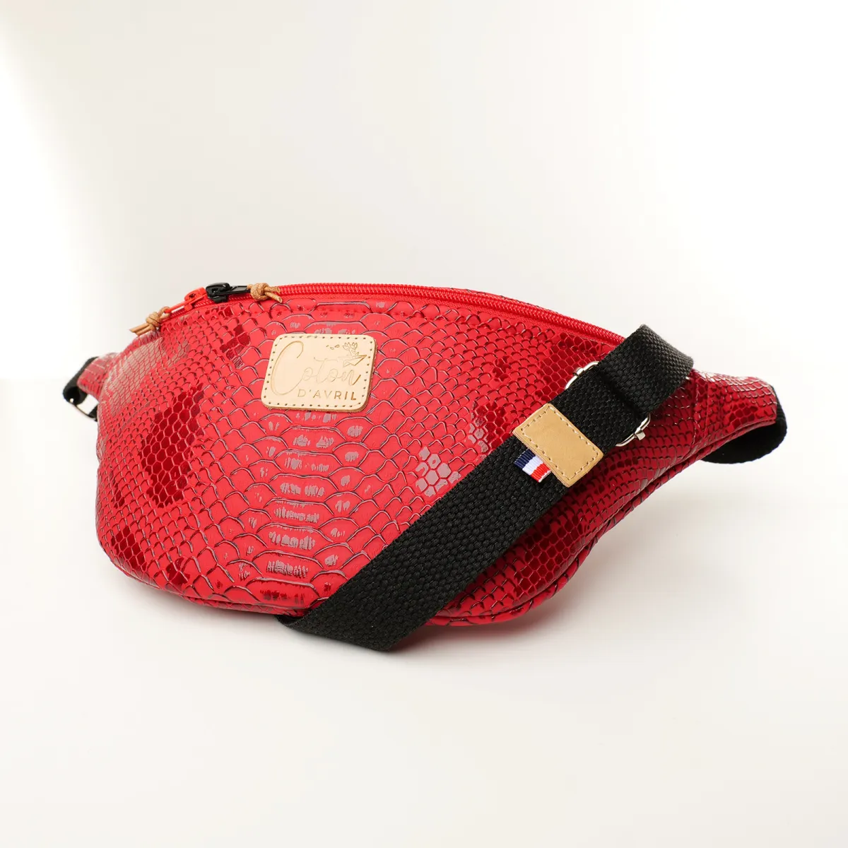 Sac banane Coton d'Avril Melisse Aspic rubis