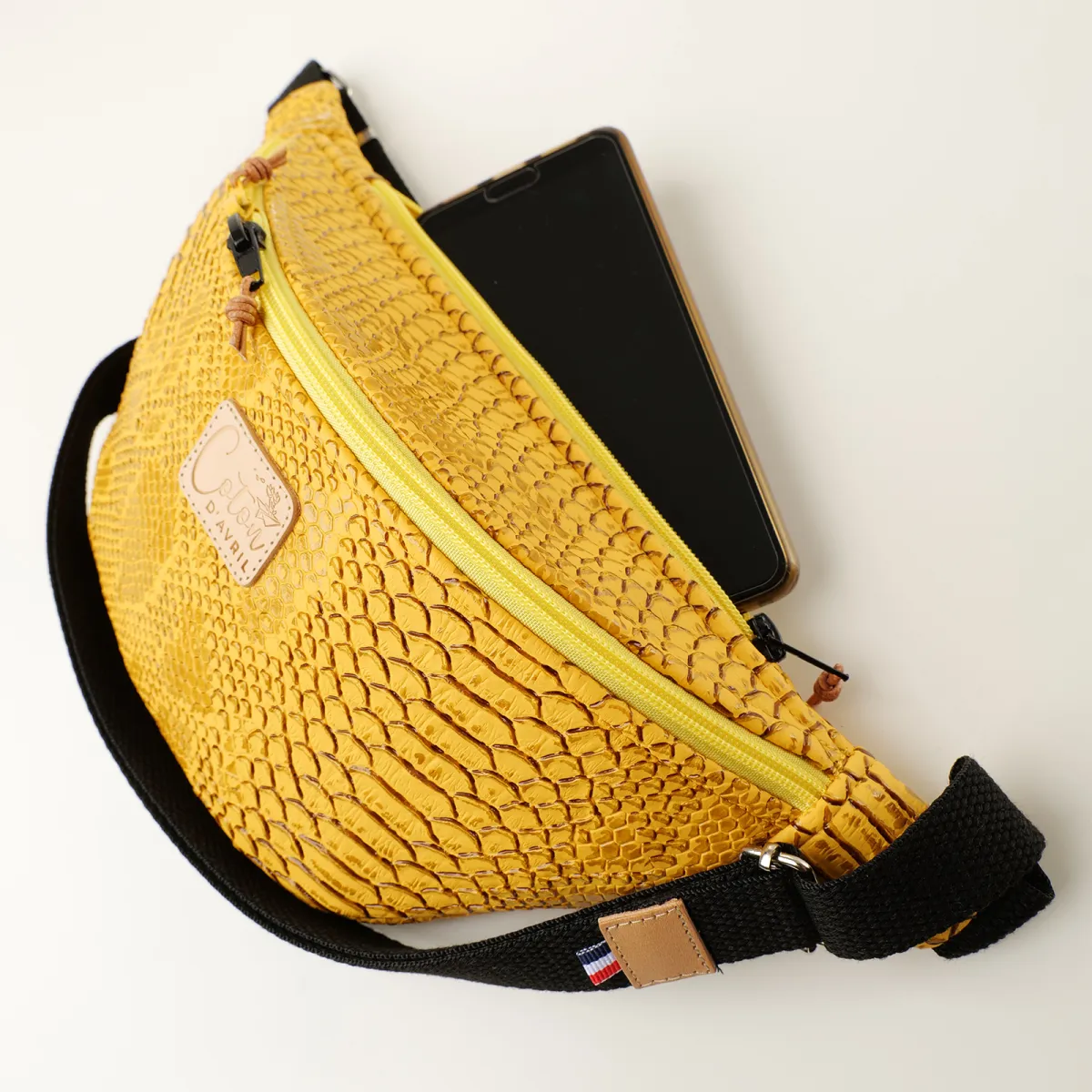 Sac banane Coton d'Avril Melisse Aspic soleil
