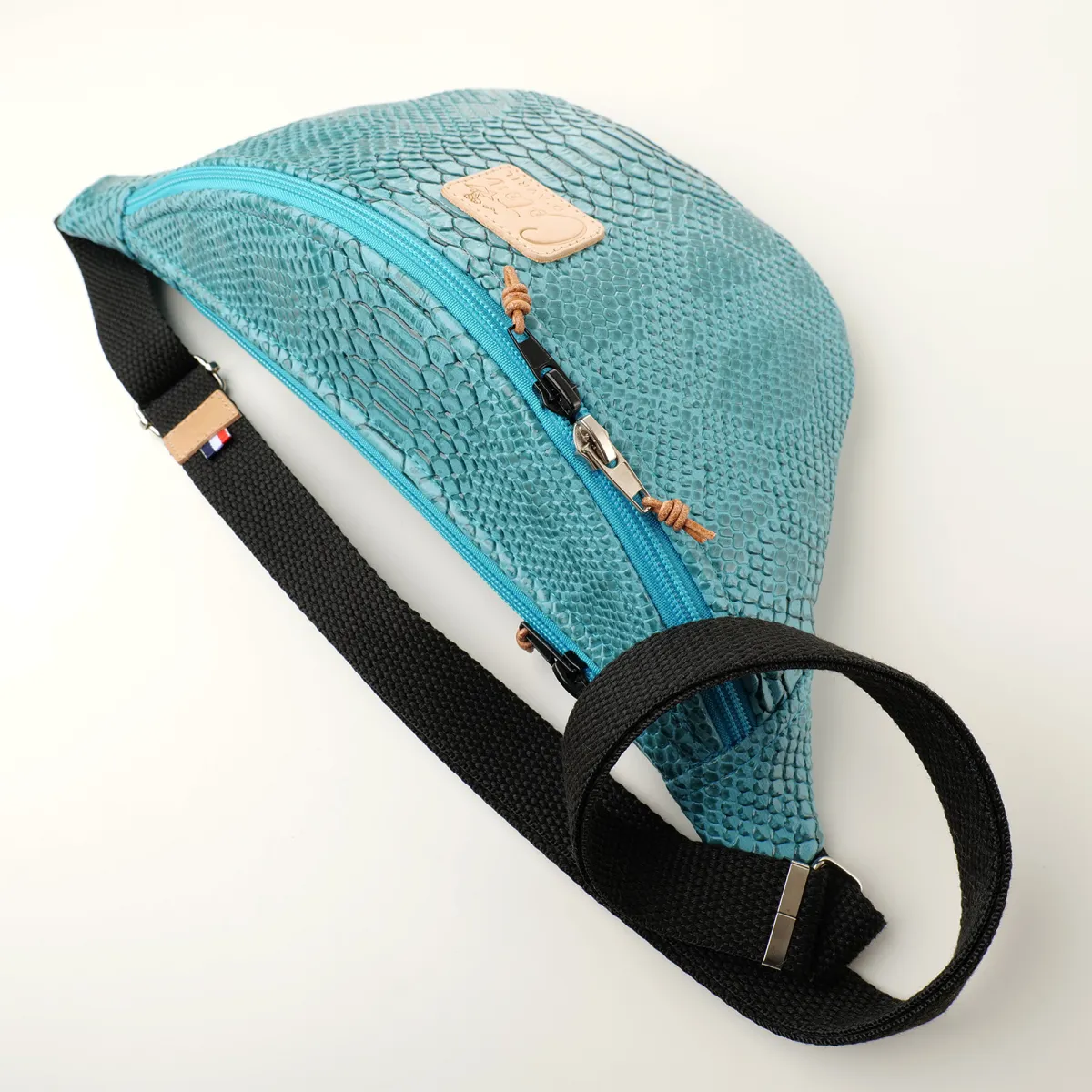 Sac banane Coton d'Avril Melisse Aspic turquoise