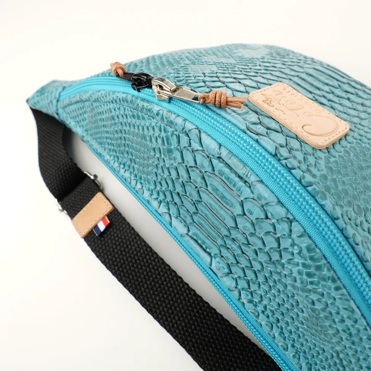 Sac banane Coton d'Avril Melisse Aspic turquoise