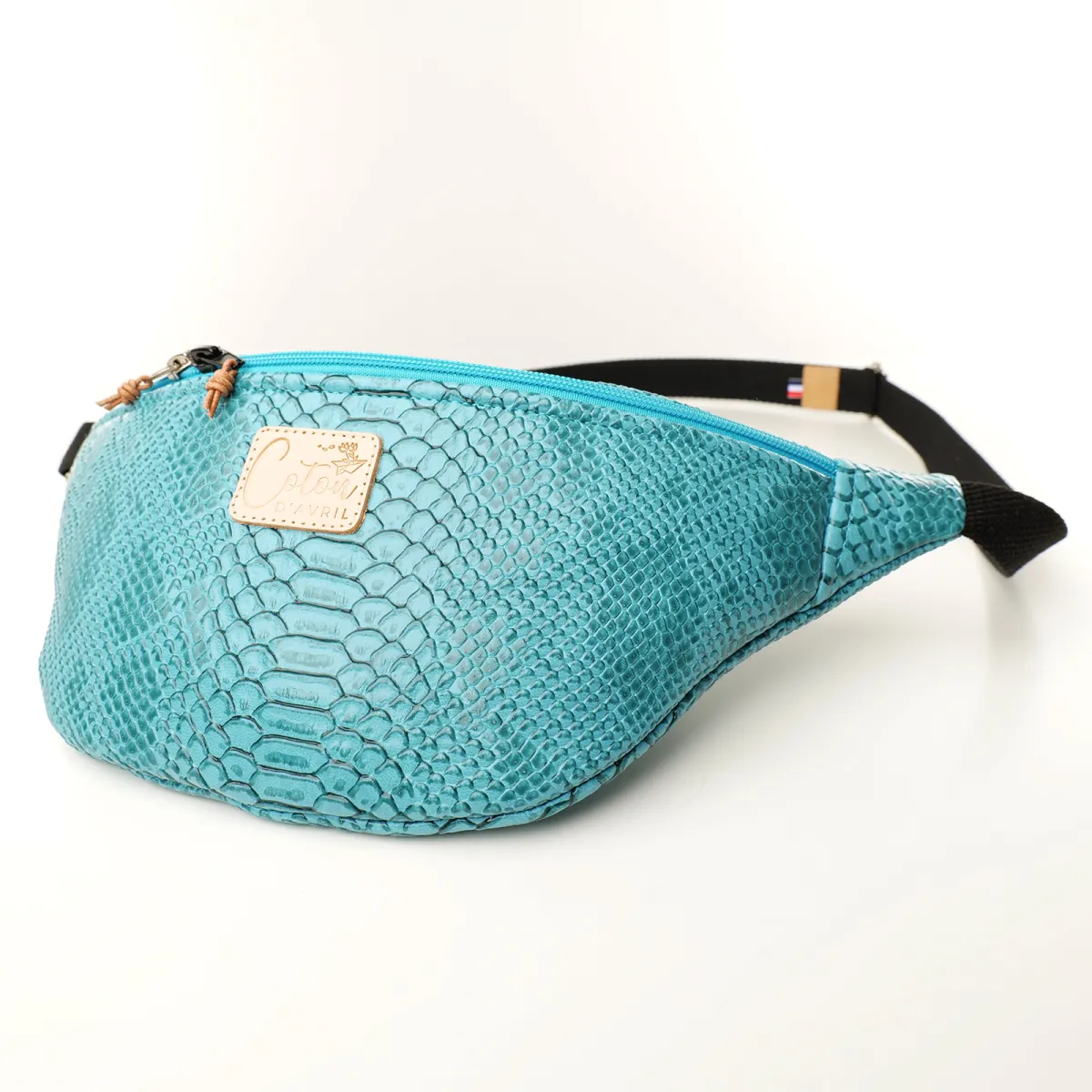 Sac banane Coton d'Avril Melisse Aspic turquoise