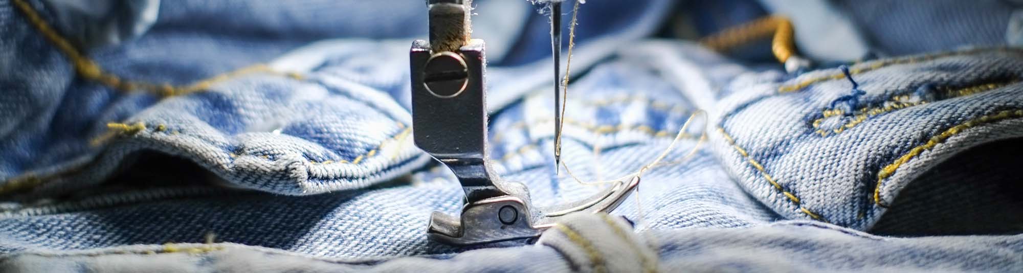 couture jean recyclé