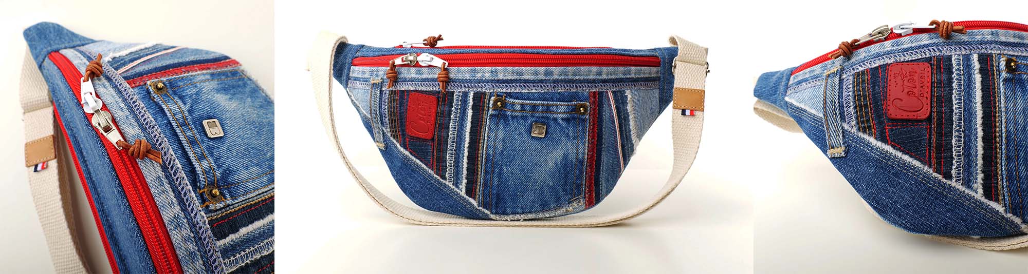 Sac banane Coton d'Avril MELISSE jean edition